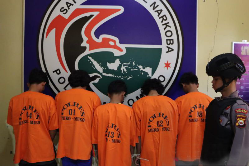 Polres Mukomuko ungkap jaringan pengedar narkoba lintas provinsi