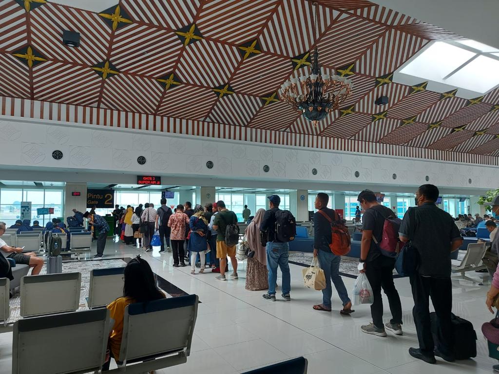 Jadi tujuan arus mudik dan balik, Adi Soemarmo melayani 79.694 penumpang