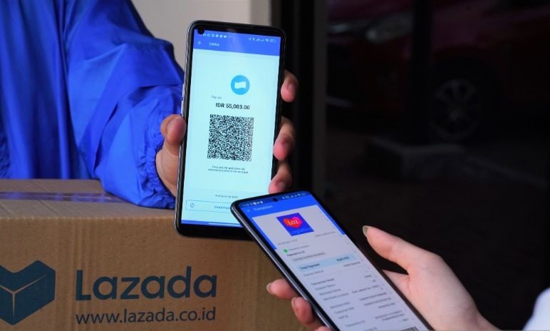 Lazada perkenalkan transaksi QOD dengan QRIS Lazada perkenalkan transaksi QOD dengan QRIS