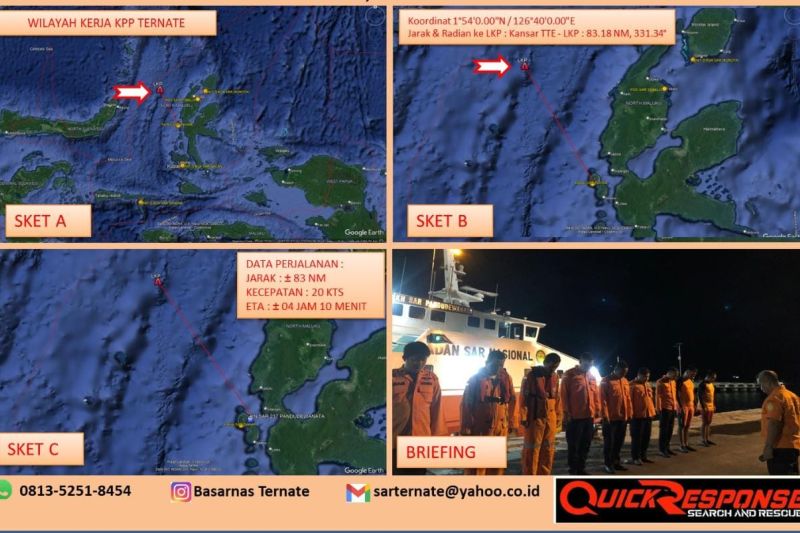 Seorang ABK kewarganegaraan asing hilang di perairan Ternate Seorang ABK kewarganegaraan asing hilang di perairan Ternate