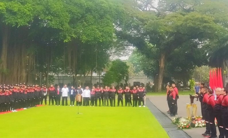 Jokowi lepas 599 atlet untuk berlaga di SEA Games ke-32 Kamboja Jokowi lepas 599 atlet untuk berlaga di SEA Games ke-32 Kamboja