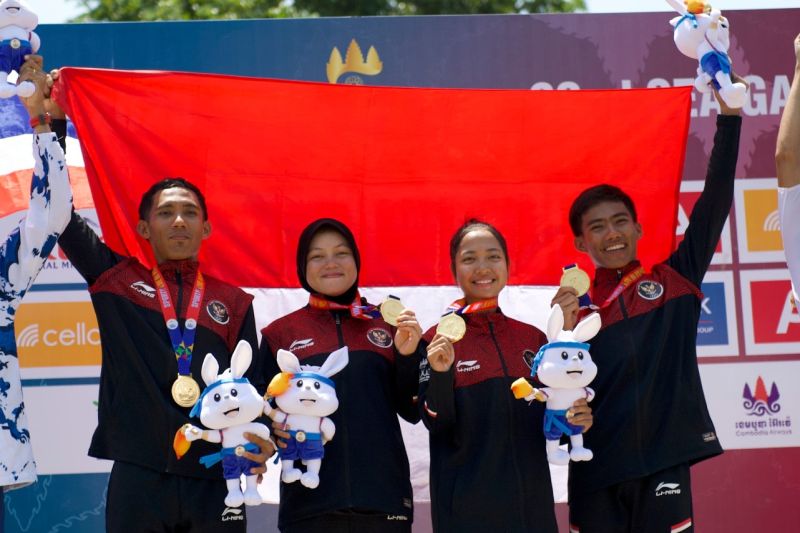 Dominasi balap sepeda Indonesia berlanjut dengan raih emas ketiga Dominasi balap sepeda Indonesia berlanjut dengan raih emas ketiga