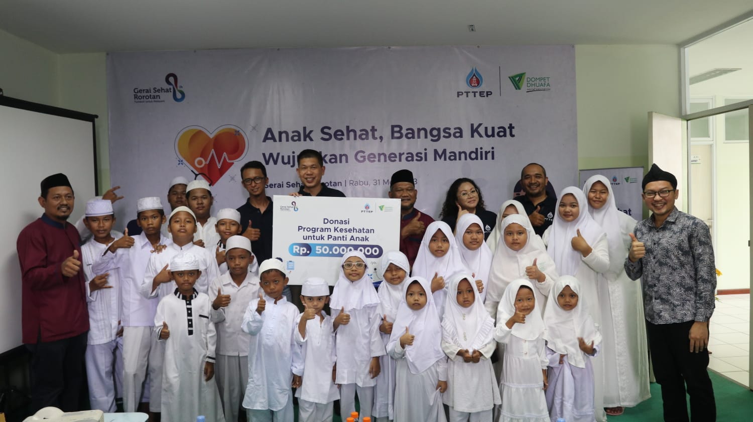 PTTEP Indonesia dukung Anak Indonesia Sehat PTTEP Indonesia dukung Anak Indonesia Sehat