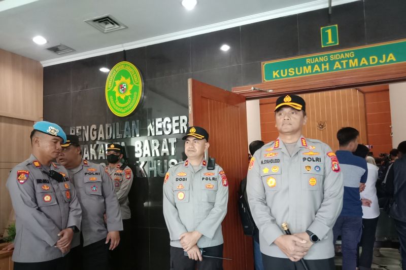 Polisi siagakan 70 personel amankan sidang vonis Teddy Minahasa Polisi siagakan 70 personel amankan sidang vonis Teddy Minahasa