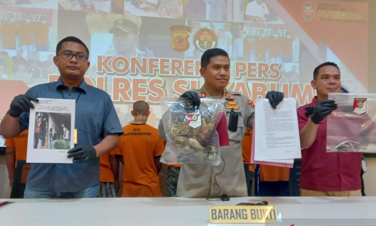 Polres Sukabumi tangkap enam tersangka penculikan dan penganiayaan
