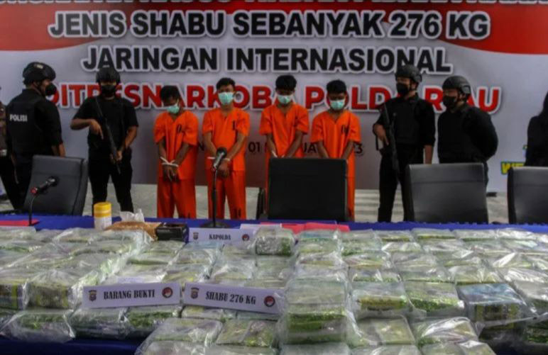 Polda Riau ungkap pengendali sabu 411 kg dibekuk di Malaysia