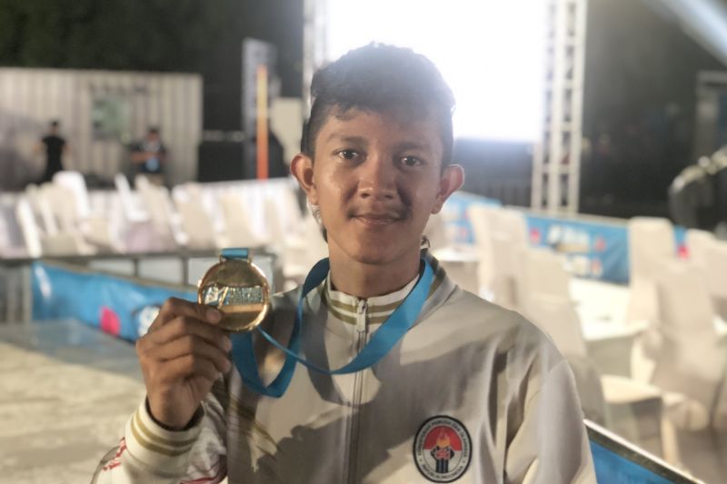 Raharjati ingin pecahkan rekor dunia usai raih medali emas IFSC Raharjati ingin pecahkan rekor dunia usai raih medali emas IFSC