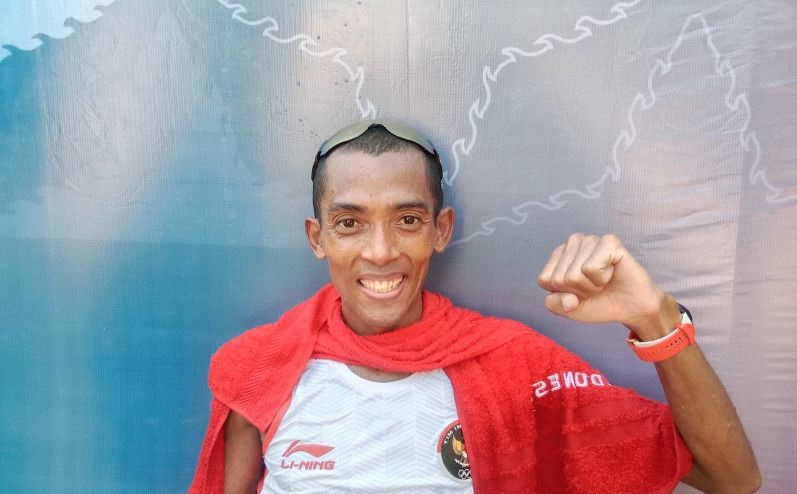 Agus Prayogo raih emas maraton putra SEA Games Kamboja Agus Prayogo raih emas maraton putra SEA Games Kamboja