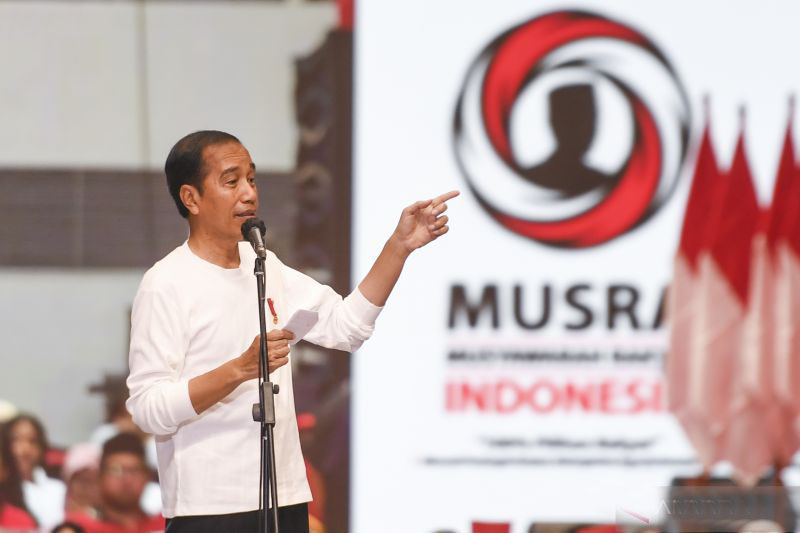 Jokowi ingatkan menteri nyaleg bisa diganti bila tak fokus kerja