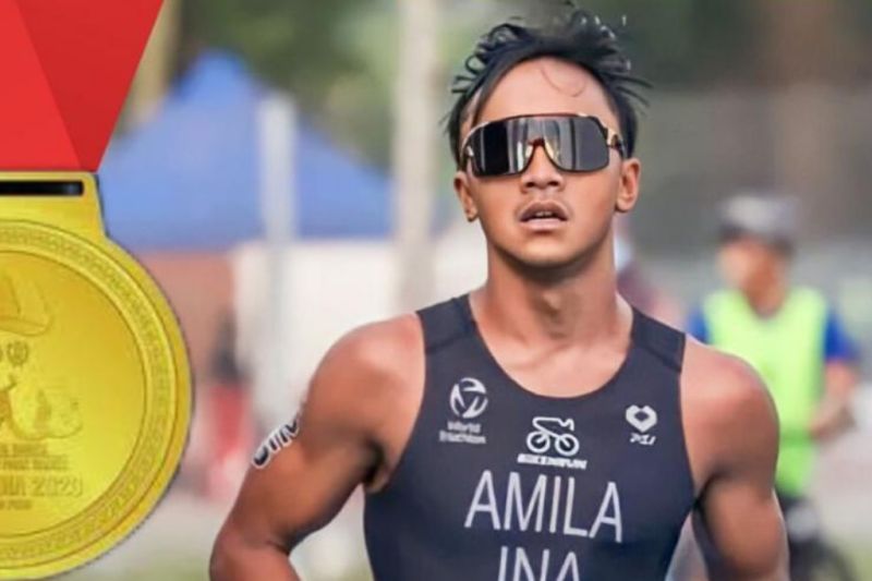 Rashif Amila sumbang emas pertama untuk Indonesia di SEA Games 2023 Rashif Amila sumbang emas pertama untuk Indonesia di SEA Games 2023