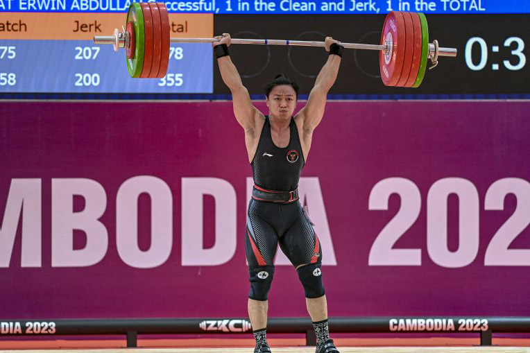 Presiden IWF terpukau dengan aksi Rahmat Erwin di SEA Games 2023