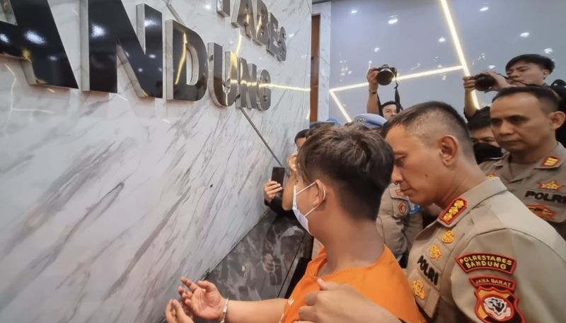 Polisi tangkap pedagang Pasar Gedebage yang ancam warga pakai pisau