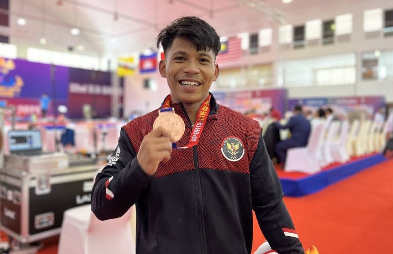 Muhammad Husni tandai debut di SEA Games dengan perunggu Muhammad Husni tandai debut di SEA Games dengan perunggu
