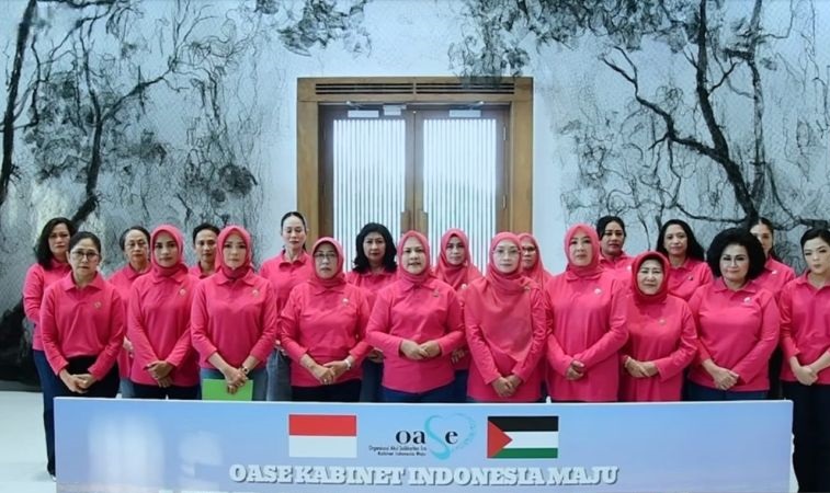 Ibu Negara dan OASE KIM serukan hentikan kekerasan di Palestina Ibu Negara dan OASE KIM serukan hentikan kekerasan di Palestina