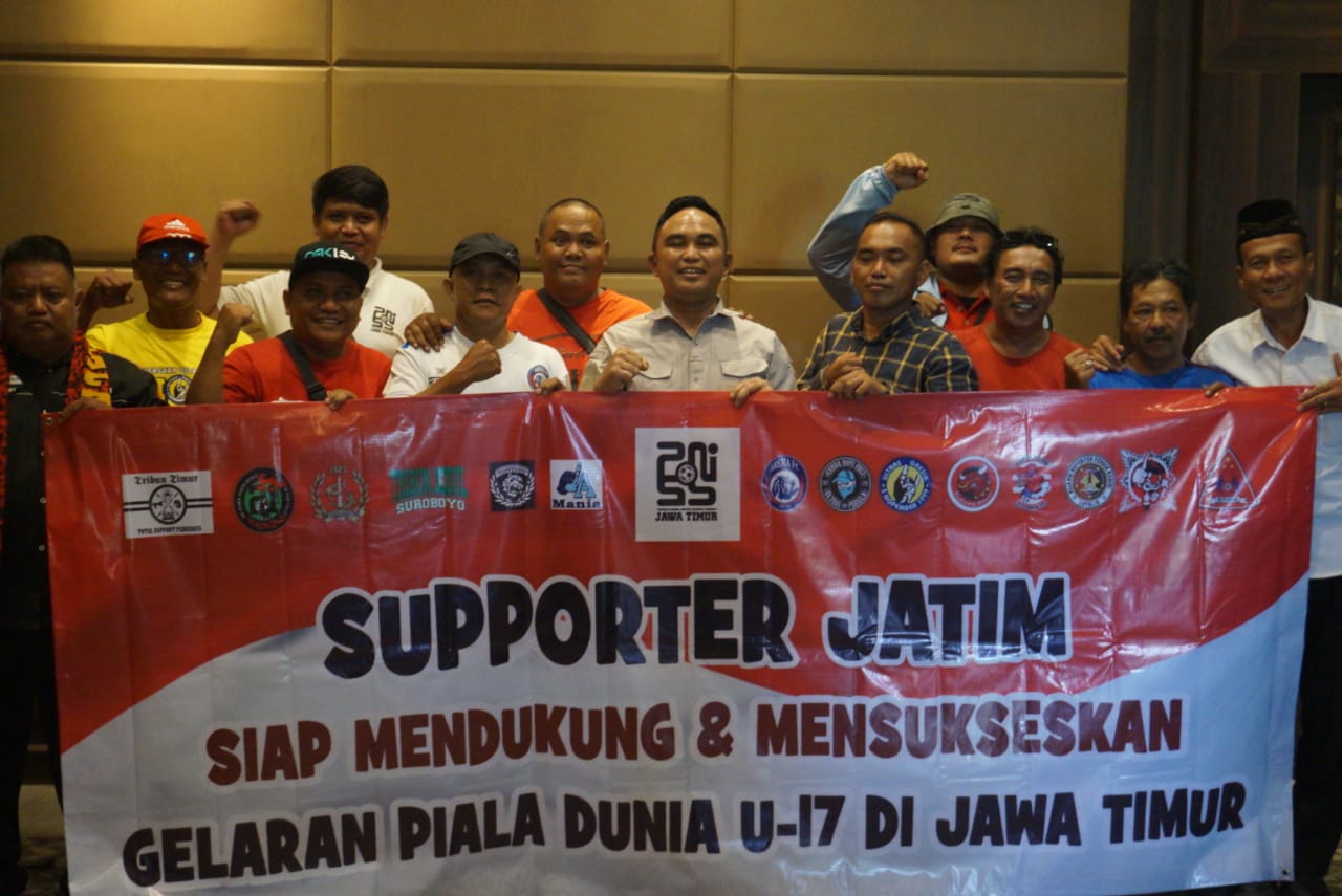 Suporter Jatim siap sukseskan gelaran Piala Dunia U-17 di Surabaya Suporter Jatim siap sukseskan gelaran Piala Dunia U-17 di Surabaya