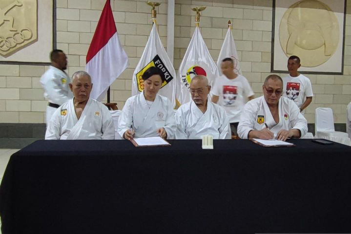 INKAI dan Japan Traditional Karate Association jalin kerja sama kembangkan atlet Tanah Air