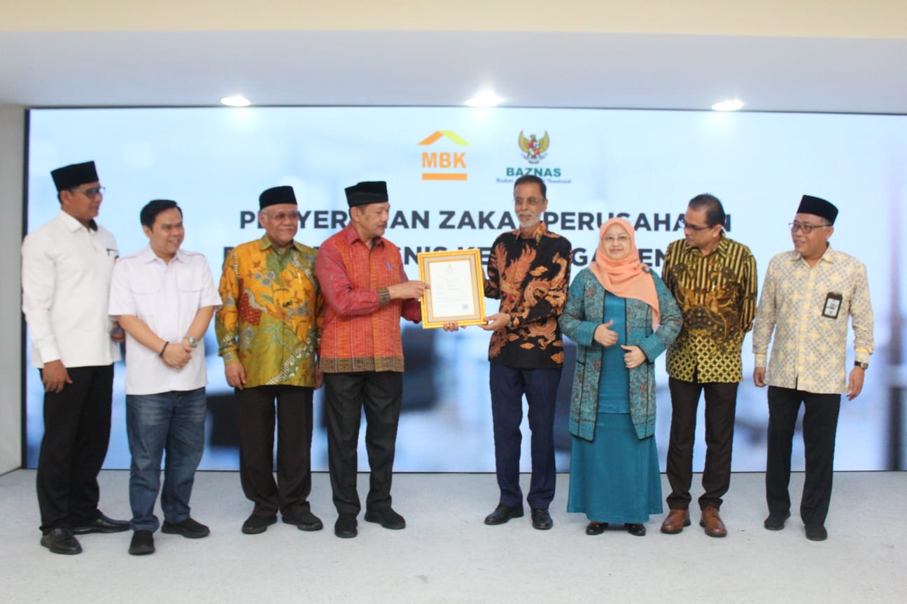 Tingkatkan kesejahteraan mustahik, PT MBK Ventura serahkan zakat perusahaan melalui BAZNAS Tingkatkan kesejahteraan mustahik, PT MBK Ventura serahkan zakat perusahaan melalui BAZNAS