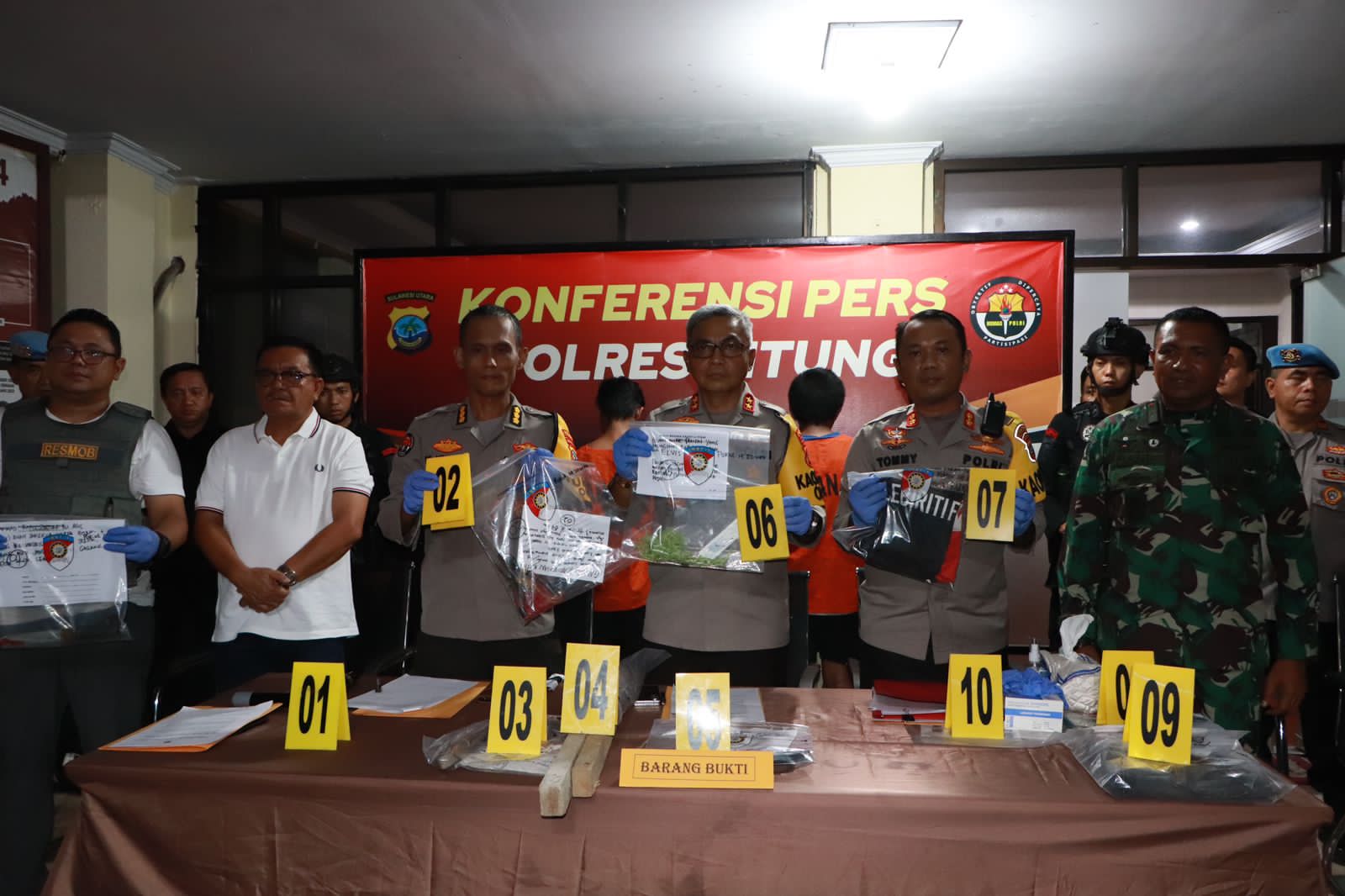 Polda Sulut tahan tujuh tersangka bentrok di Bitung Polda Sulut tahan tujuh tersangka bentrok di Bitung