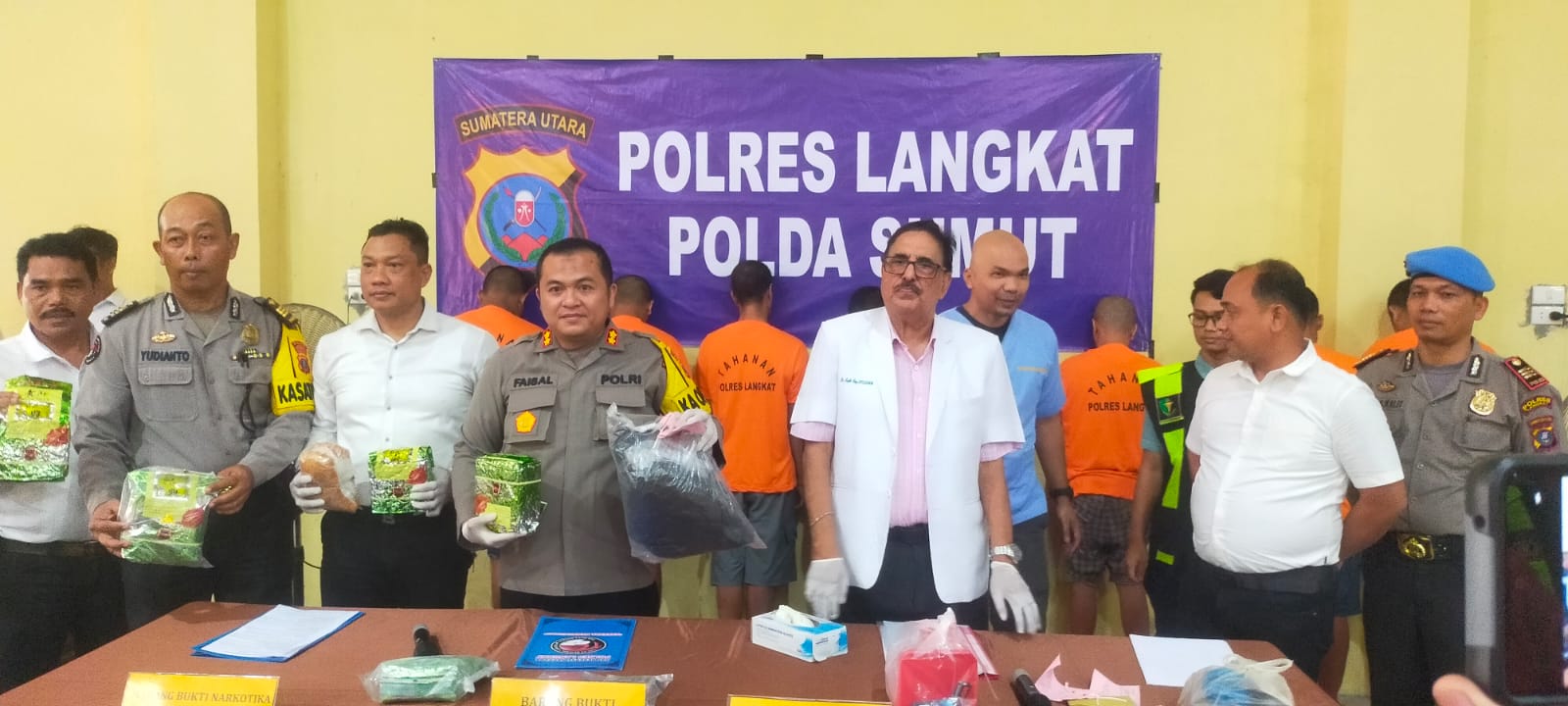 Sepanjang Oktober Polres Langkat sita enam kilogram sabu dan ganja Sepanjang Oktober Polres Langkat sita enam kilogram sabu dan ganja