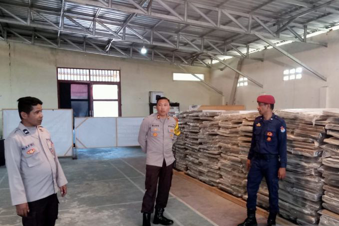 Jelang pemilu, Polres Gorontalo perketat pengamanan objek vital Jelang pemilu, Polres Gorontalo perketat pengamanan objek vital