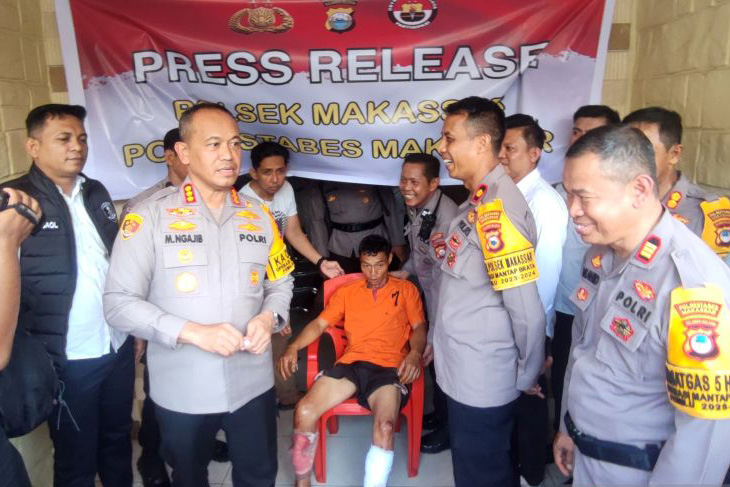 Polisi tangkap pelaku pembunuhan di Makassar Polisi tangkap pelaku pembunuhan di Makassar