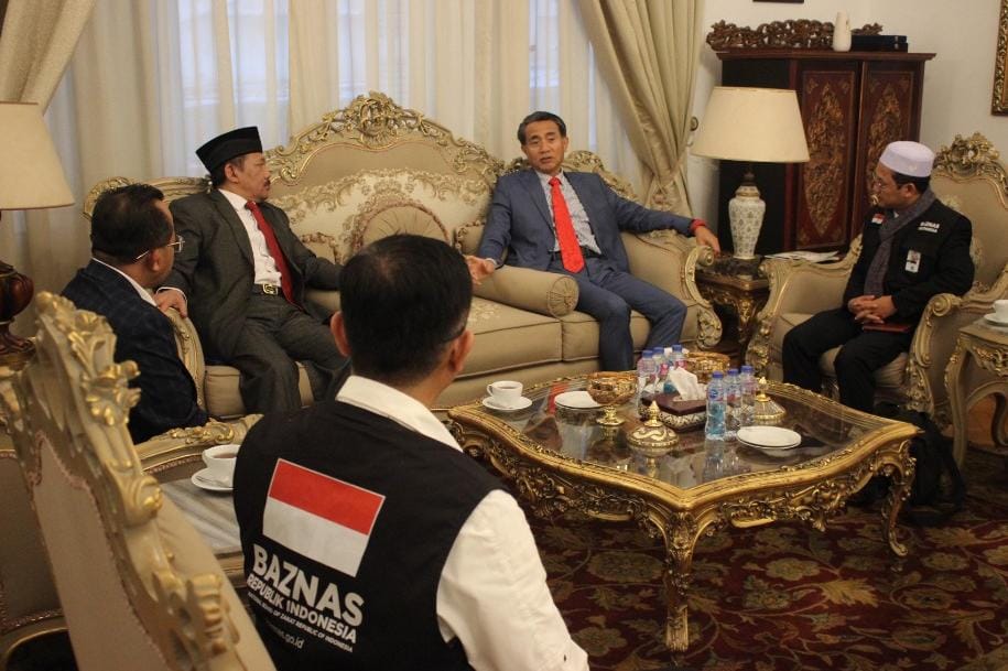 Dipimpin Prof. Noor Achmad, Tim Kemanusiaan BAZNAS tiba di Kairo