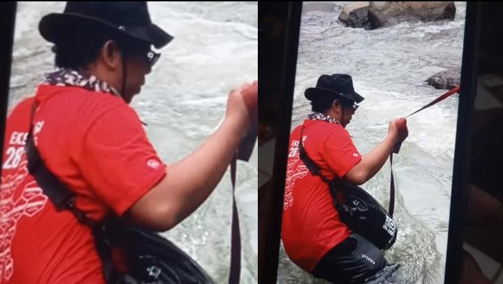 Buat konten di sungai, empat warga Bogor terjebak di tebing Sungai Cigamea, satu terseret arus Buat konten di sungai, empat warga Bogor terjebak di tebing Sungai Cigamea, satu terseret arus