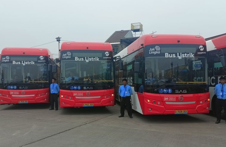 TransJakarta operasikan 22 bus listrik baru di dua rute TransJakarta operasikan 22 bus listrik baru di dua rute
