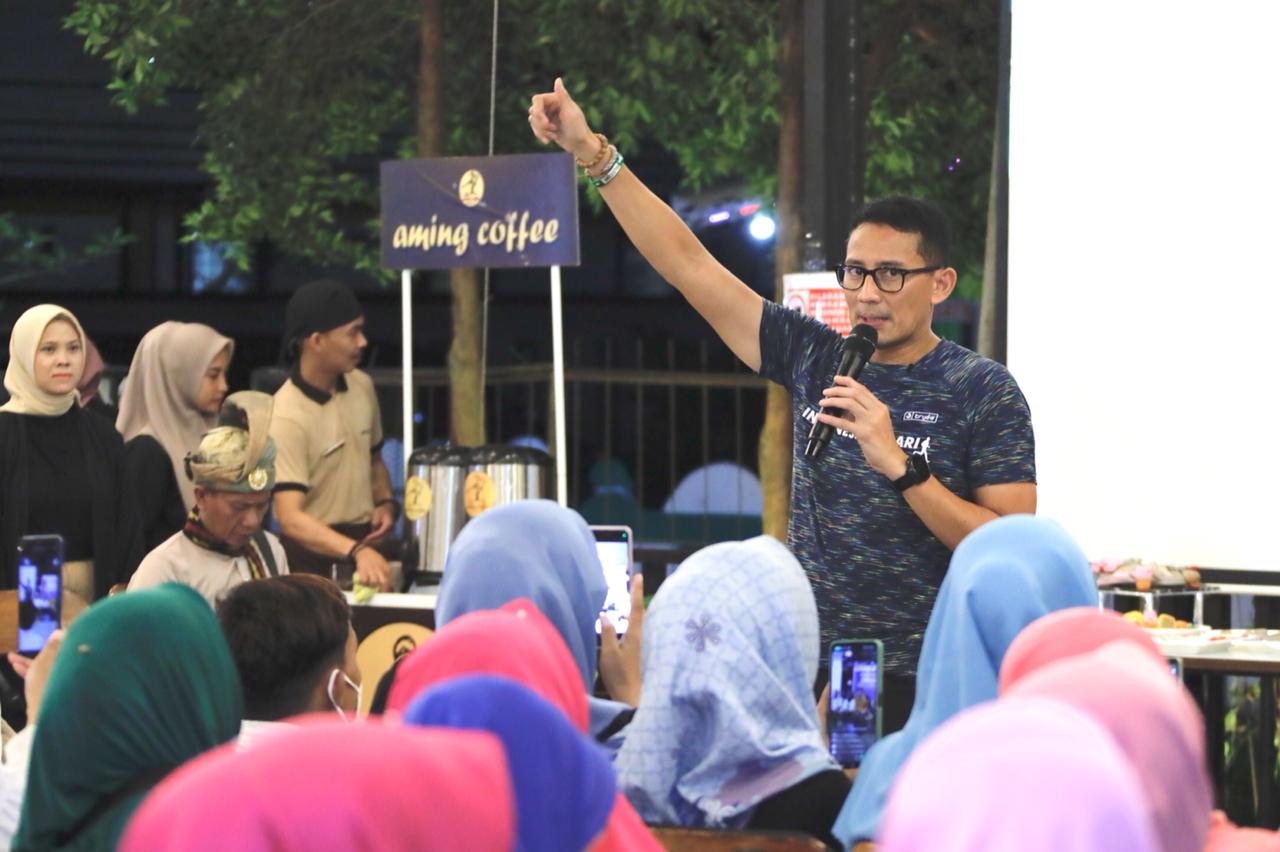 Sandiaga Uno gelorakan pemilu riang gembira dan damai Sandiaga Uno gelorakan pemilu riang gembira dan damai