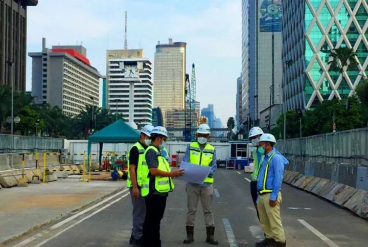 MRT koordinasi Dishub rekayasa lalin terkait pembongkaran JPO Thamrin
