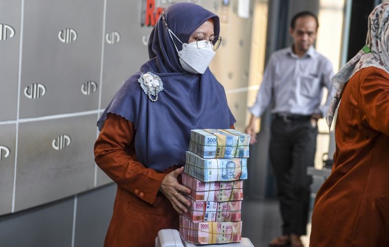 Rupiah pada Selasa pagi menguat jadi Rp15.386 per dolar AS