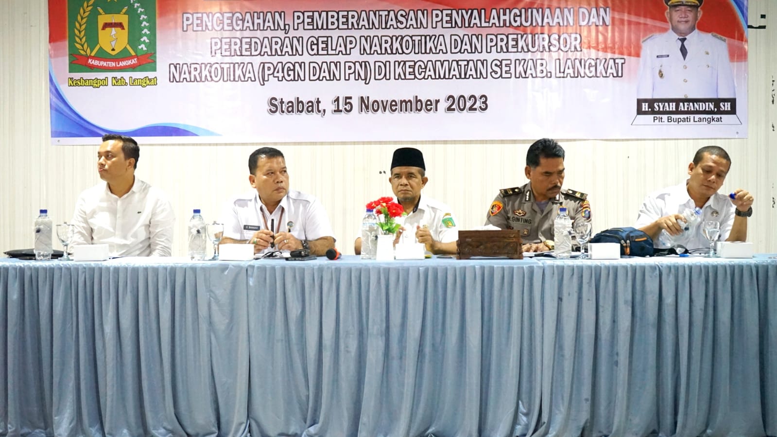 Deteksi potensi penyalahgunaan narkotika di Langkat, tim P4GN kecamatan dibentuk Deteksi potensi penyalahgunaan narkotika di Langkat, tim P4GN kecamatan dibentuk