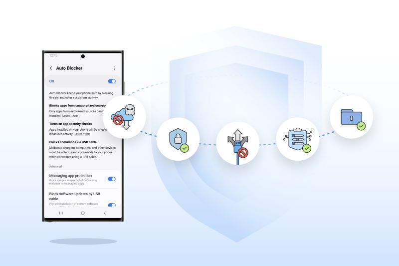 Samsung perkenalkan Auto Blocker untuk keamanan ponsel Samsung perkenalkan Auto Blocker untuk keamanan ponsel