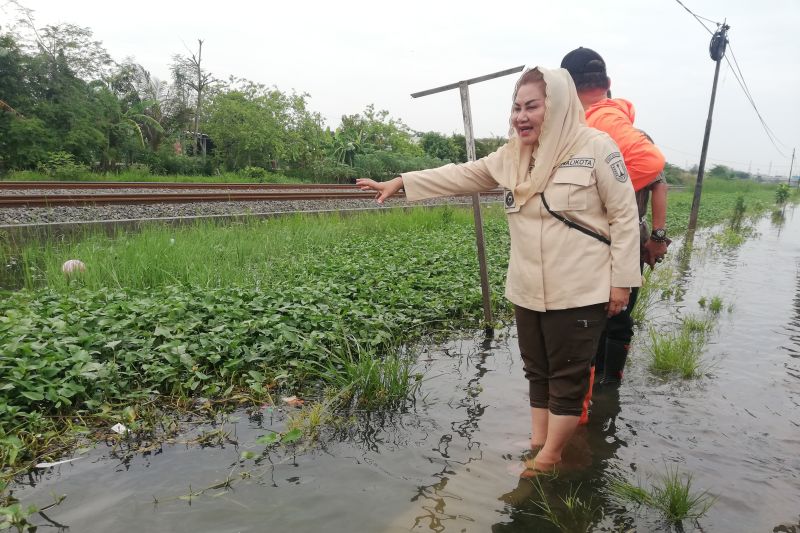 Sejumlah wilayah di Kota Semarang tergenang banjir