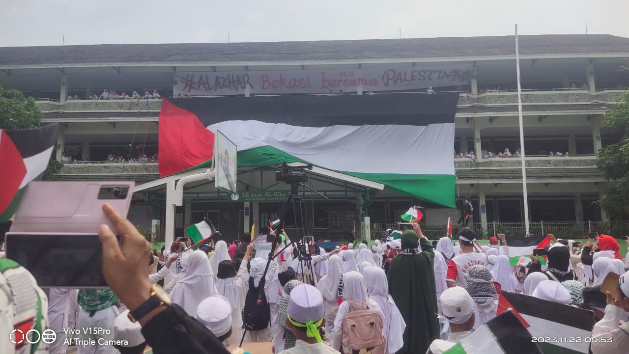 Siswa-siswi Al Azhar galang donasi untuk Palestina 