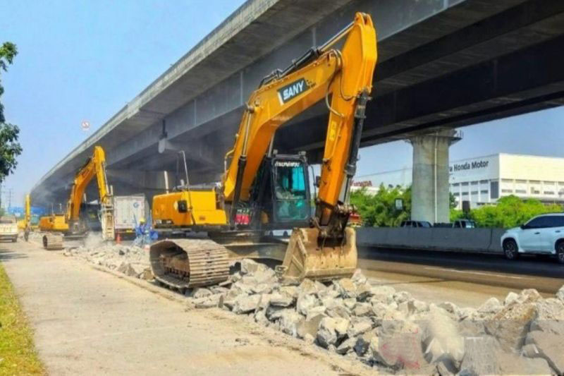 PT JTT rekonstruksi Tol Jakarta-Cikampek dari Karawang hingga Cikarang
