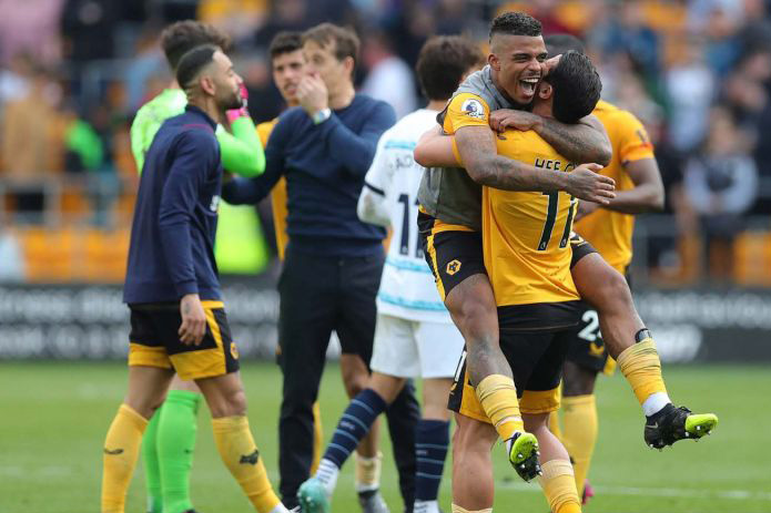 Gagal kembali ke puncak klasemen, Wolves kalahkan Tottenham 1-2 Gagal kembali ke puncak klasemen, Wolves kalahkan Tottenham 1-2