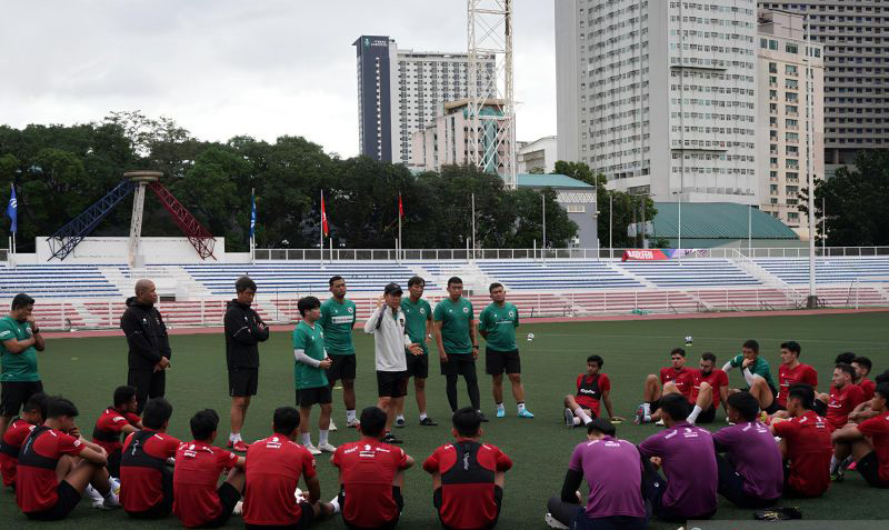 Shin Tae-yong semangati timnya agar tak ulangi kesalahan individu Shin Tae-yong semangati timnya agar tak ulangi kesalahan individu