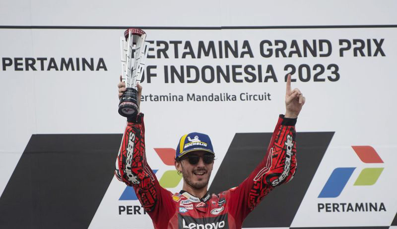 Bagnaia ungkap ingin pertahankan posisi terdepan di MotoGP Malaysia Bagnaia ungkap ingin pertahankan posisi terdepan di MotoGP Malaysia