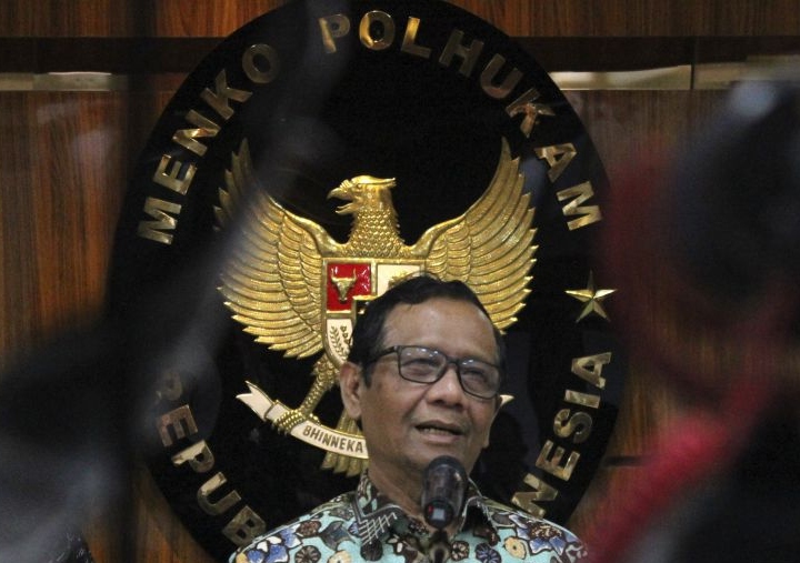 Mahfud katakan Wamenkumham tersangka bukti KPK tidak pandang bulu
