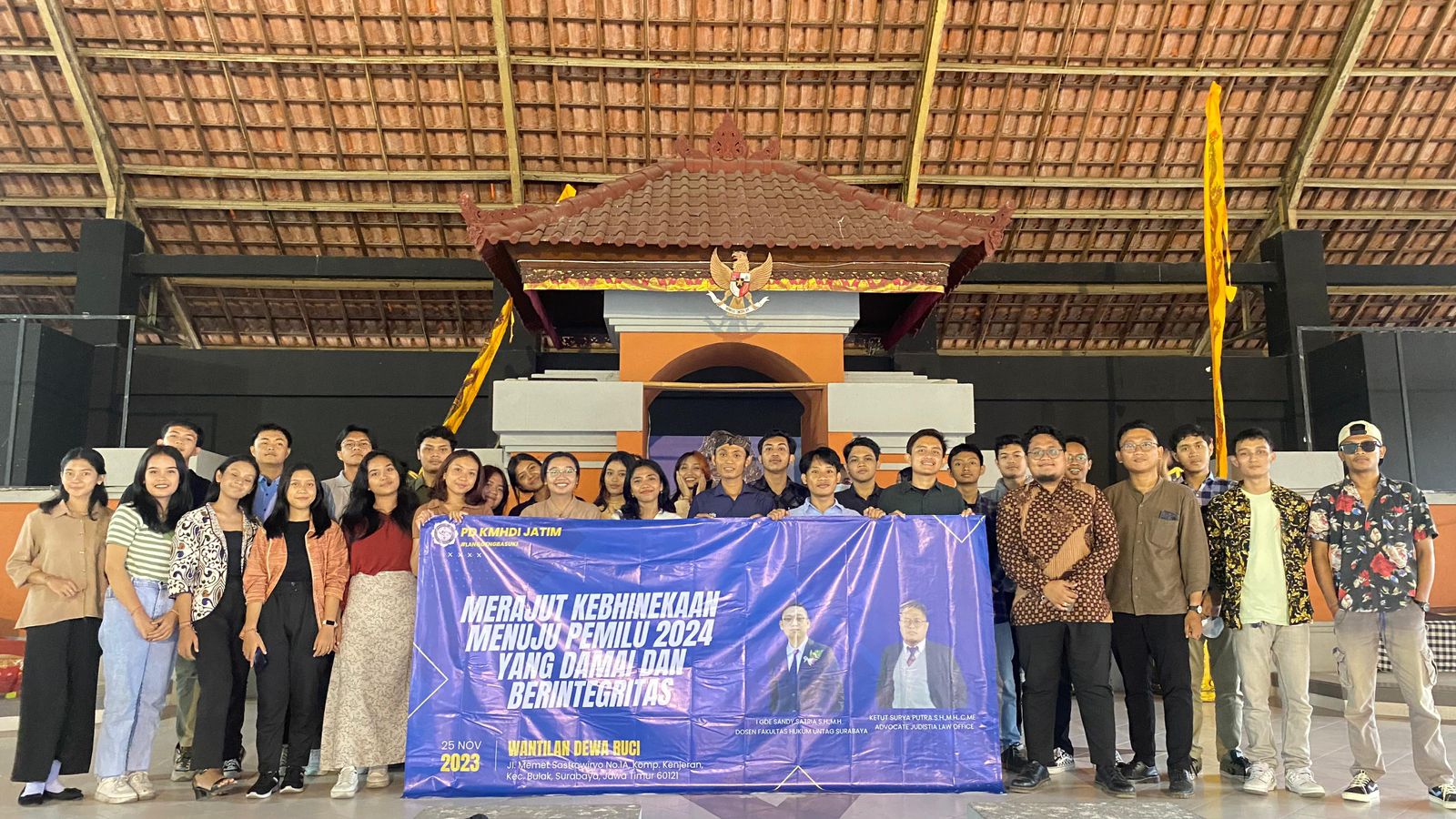 Gelar deklarasi, Mahasiswa Hindu Dharma serukan Pemilu Damai dan berintegritas Gelar deklarasi, Mahasiswa Hindu Dharma serukan Pemilu Damai dan berintegritas