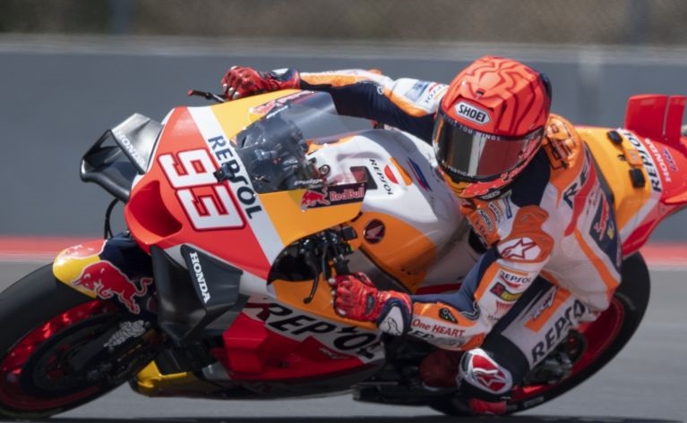 Marquez merasa emosional saat raih podium Sprint di Valencia