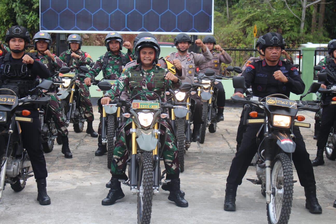 Jelang Pemilu 2024, Kodim 1311/Morowali bersama polisi lakukan patroli bersama Jelang Pemilu 2024, Kodim 1311/Morowali bersama polisi lakukan patroli bersama