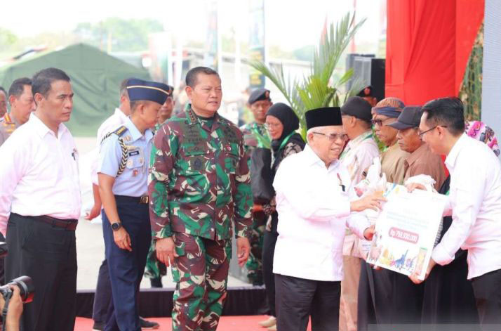 Bupati Bekasi dampingi Wapres luncurkan gerakan ketahanan pangan Bupati Bekasi dampingi Wapres luncurkan gerakan ketahanan pangan