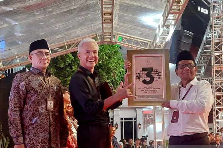 Ganjar optimistis menang di Medan meski Bobby dipecat PDIP