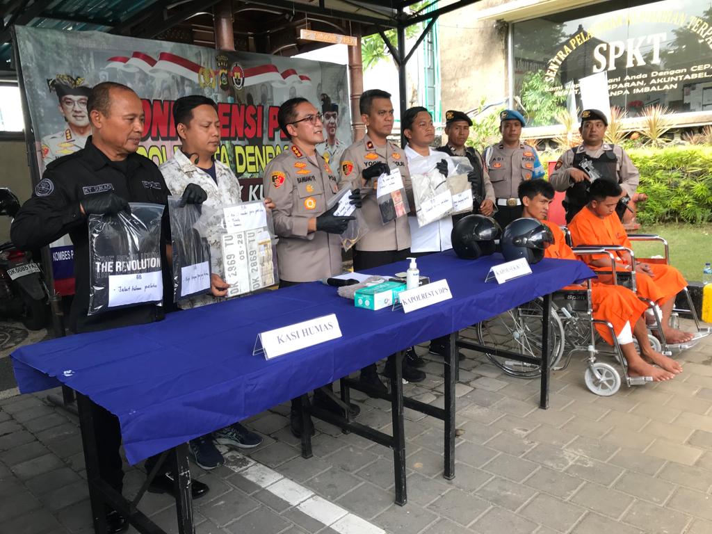 Polsek Kuta Bali tangkap 2 terduga pelaku jambret Polsek Kuta Bali tangkap 2 terduga pelaku jambret
