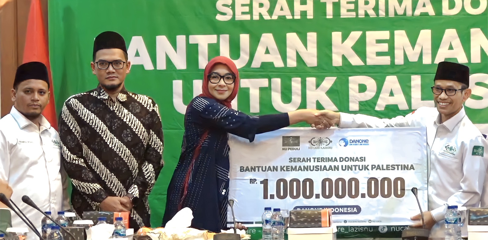 LazisNU salurkan bantuan Danone Indonesia untuk Palestina