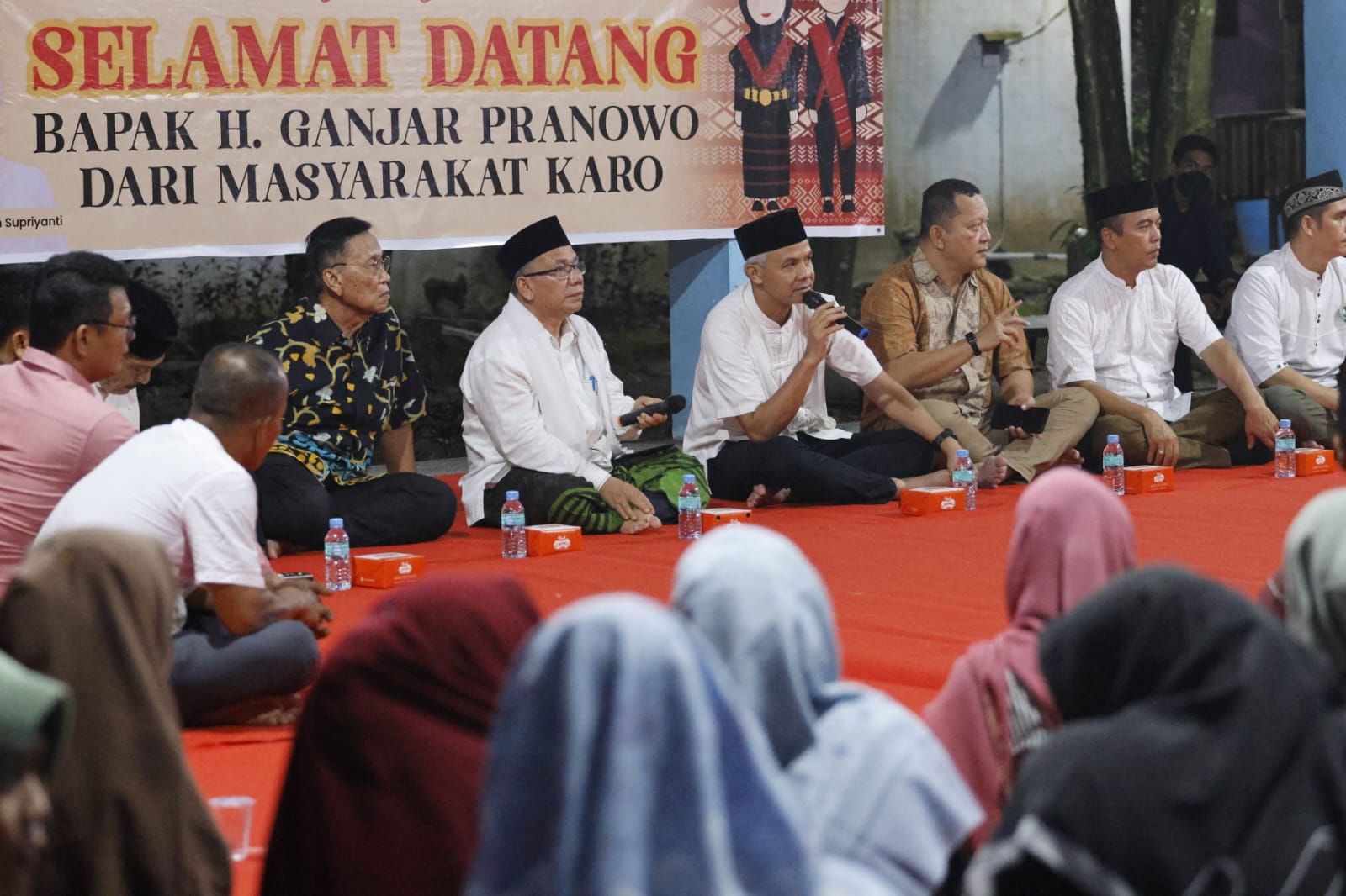 Ganjar bicara pemerataan pembangunan saat bertemu dengan masyarakat Sumut