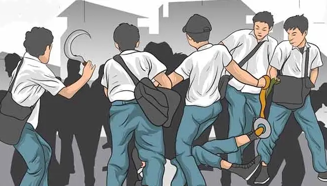 Pelajar di Bogor tewas dibacok saat tawuran, empat orang diamankan polisi Pelajar di Bogor tewas dibacok saat tawuran, empat orang diamankan polisi