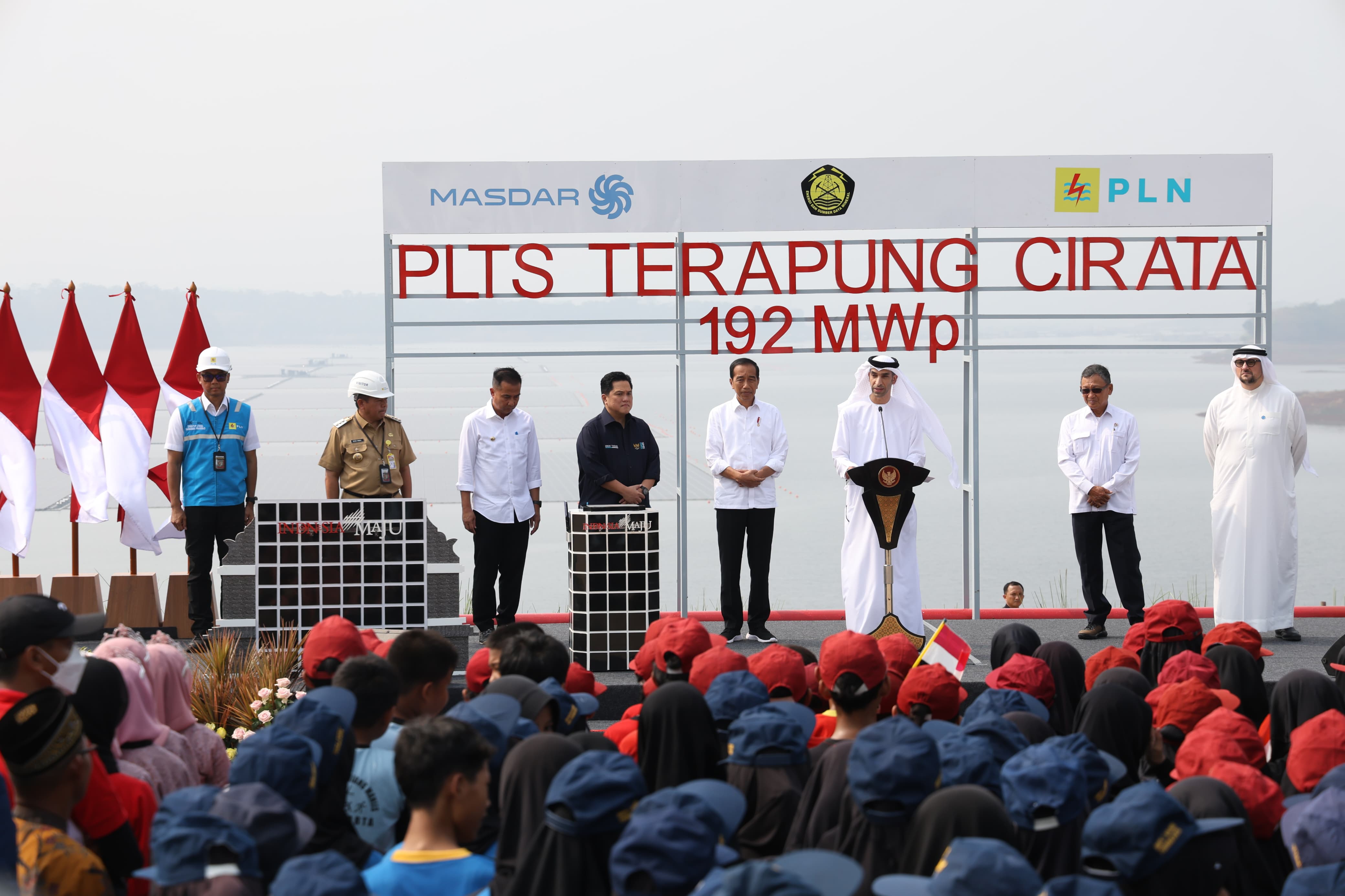 Presiden Jokowi resmikan PLTS Cirata, Purwakarta Presiden Jokowi resmikan PLTS Cirata, Purwakarta